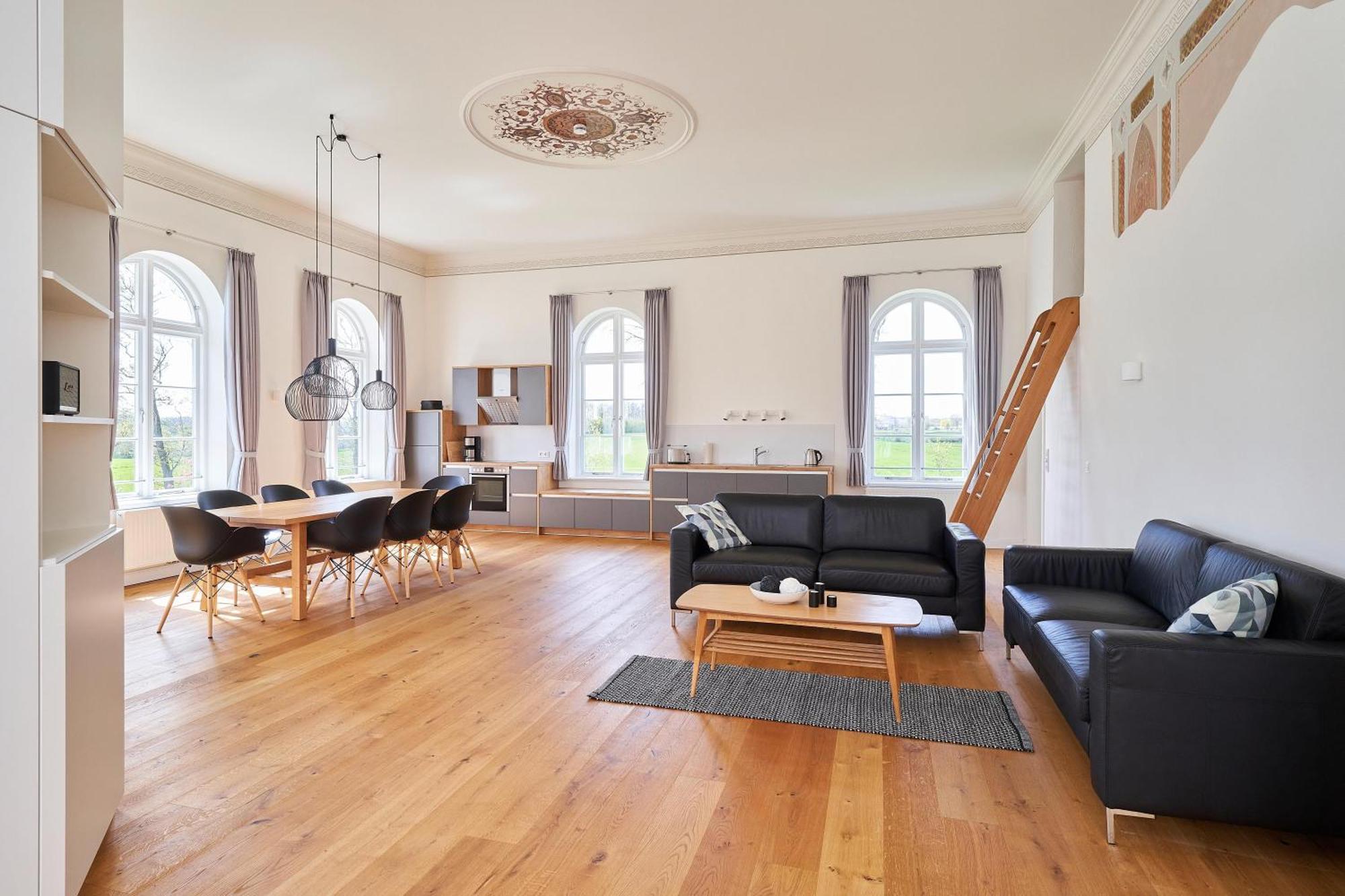 Ferienwohnungen Herrenhaus Gut Oestergaard Steinberg  Exteriör bild